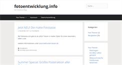 Desktop Screenshot of fotoentwicklung.info